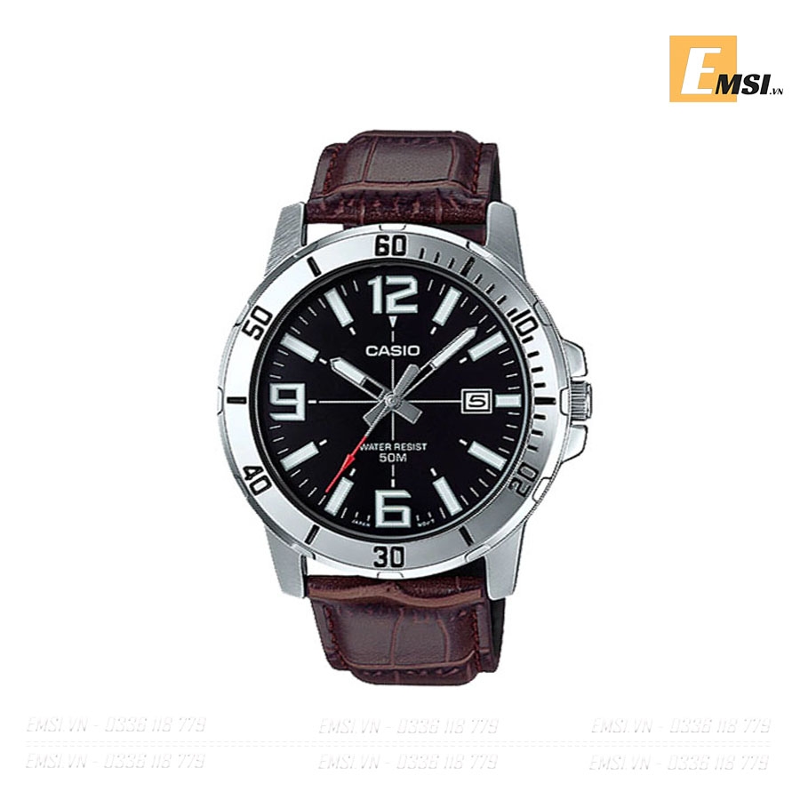 Đồng Hồ Nam Casio MTP-VD01L-1BVUDF Dây Da Cao Cấp - Tuổi Thọ Pin 3 Năm