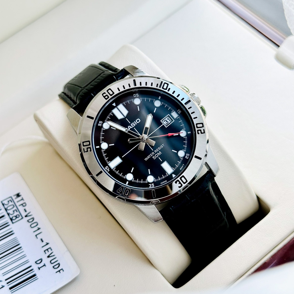 Đồng Hồ Casio - Nam MTP-VD01L-1EVUDF Size 45mm