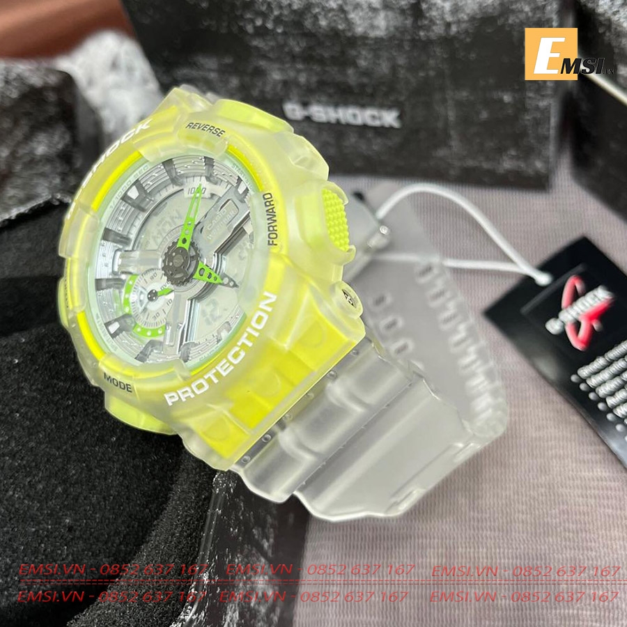 Đồng hồ Casio Nam G Shock GA-110LS-7A - Emsi.vn - Kích thước vỏ : 55×51,2×16,9mm