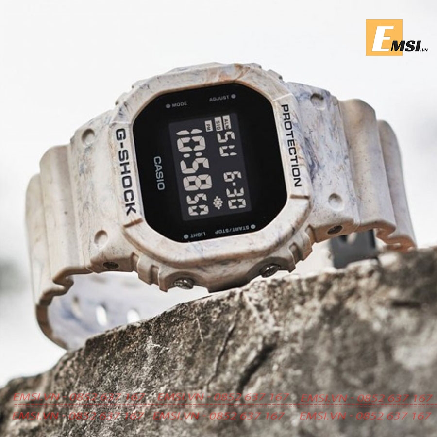 Gshock DW-5600WM-5DR - Đồng Hồ Nam - Pin / Quartz - Kính Khoáng - Size Mặt 42.5mm - Bảo Hành 5 Năm - Chính Hãng - Emsi.vn