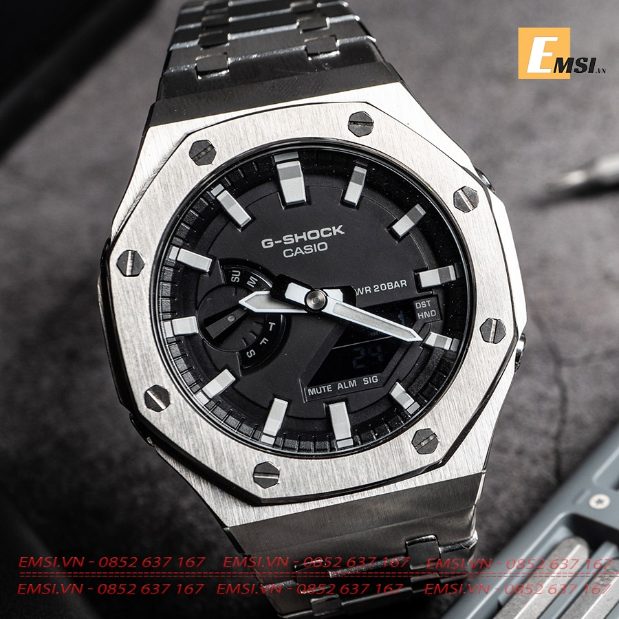 G-Shock GA-2100-1A AP SILVER - Special Emsi.vn