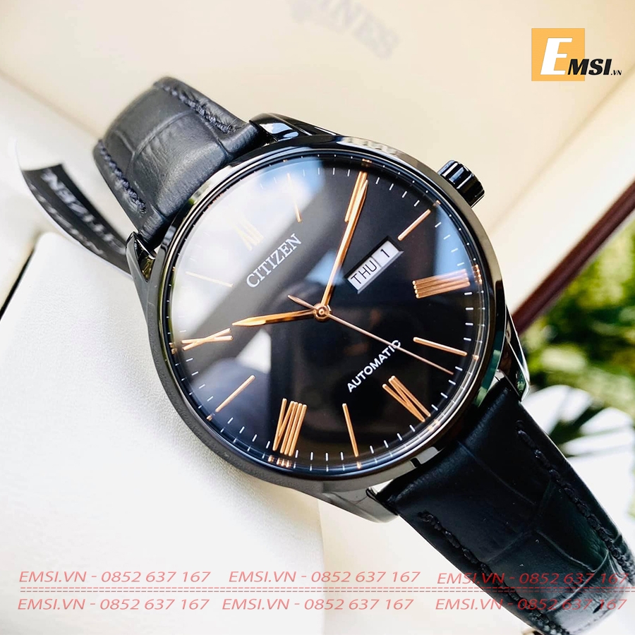 Citizen NH8365-19F - Đồng Hồ Nam - Cơ - Automatic - Kính Khoáng - Size Mặt 40.5mm - Bảo Hành 5 Năm - Chính Hãng - Emsi.vn