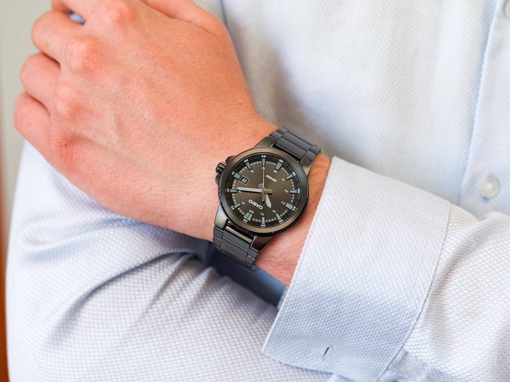 MTP-E173B-1AV | Đồng Hồ Casio | Nam | Dây Kim Loại | Pin 3 Năm | Chống Nước WR50M |  41,5mm