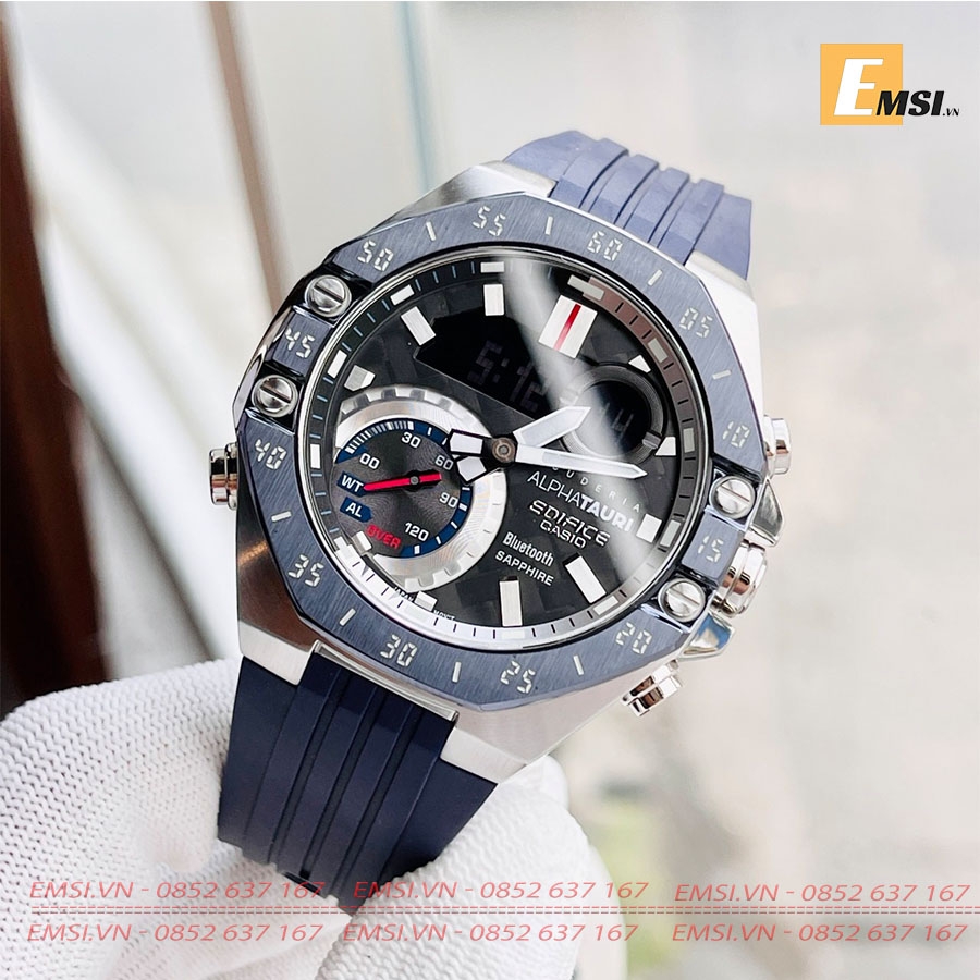 Casio ECB-10AT-1A - Đồng Hồ Nam - Năng Lượng Mặt Trời - Kính Sapphire - Size Mặt 48.5mm - Bảo Hành 5 Năm - Chính Hãng - Phiên Bản Giới Hạn