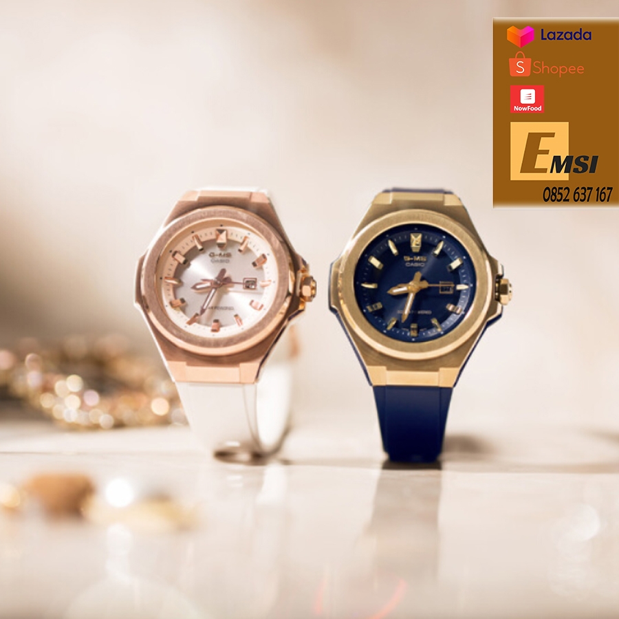 Đồng hồ Casio Baby-G Nữ MSG-S500G-2A -Tough Solar - Cao Su - 10ATM
