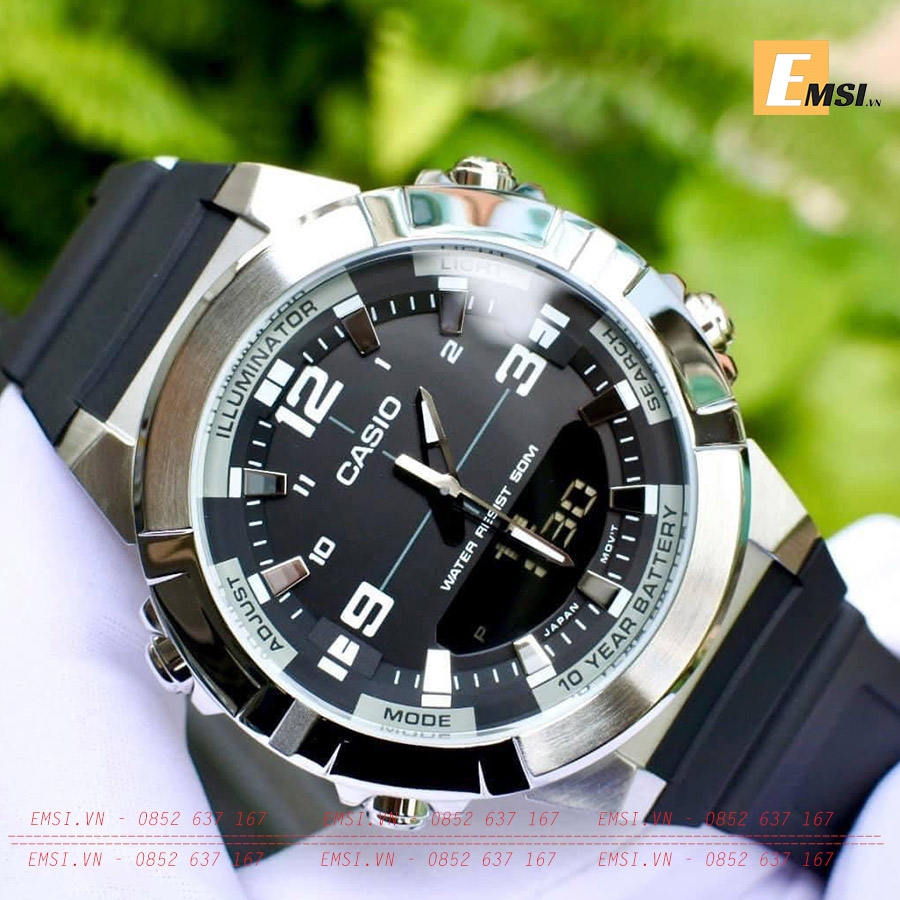 AMW-870-1AV | Dây Nhựa | Pin 10 Năm | Chống Nước WR50M