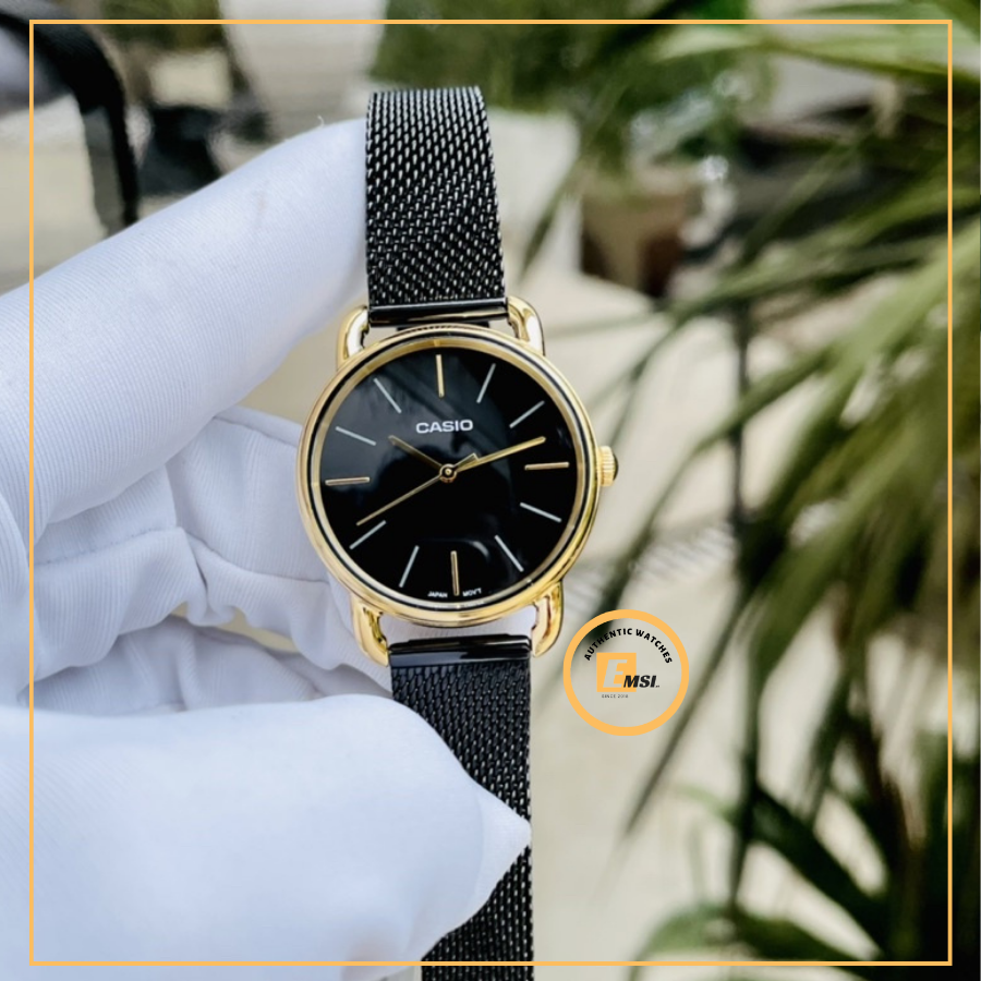 Casio LTP-E412MGB-1A - Đồng Hồ Nữ - Pin / Quartz - Kính Khoáng - Size Mặt 30mm - Emsi.vn