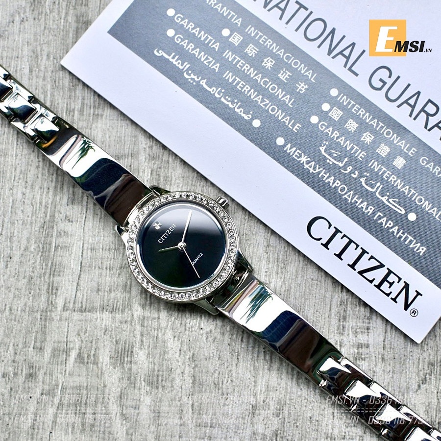 Đồng Hồ Citizen EJ6130-51E Nữ Đính Swarovski 23mm