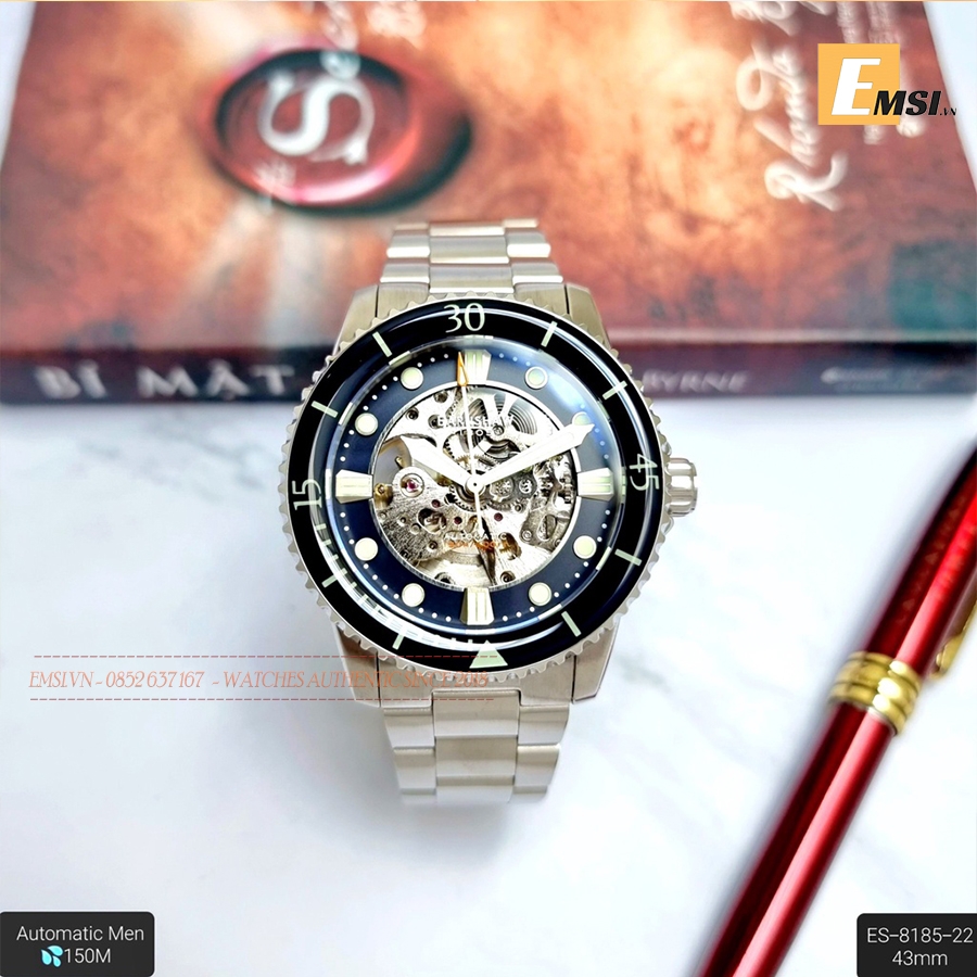 Thomas Earnshaw ES-8185-22 - Đồng Hồ Nam - Cơ - Automatic - Kính Khoáng - Size Mặt 43mm - Bảo Hành 5 Năm - Chính Hãng 100%