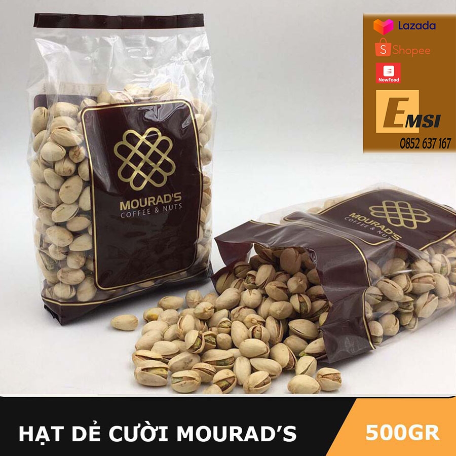Hạt Dẻ Cười Mourad’s Coffee & Nuts Unsalted Pistachio 500gram
