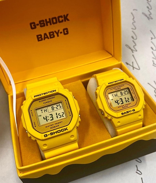SLV-22B-9DR | Đồng Hồ Casio Cặp Đôi | G-Shock & Baby-G
