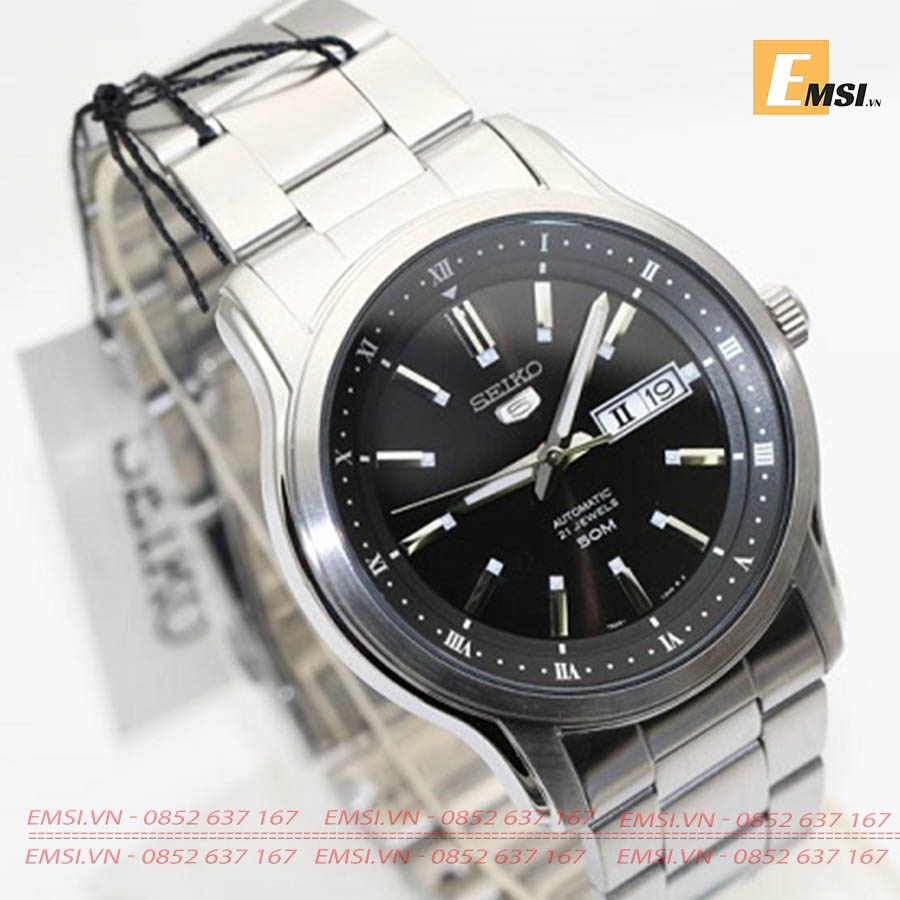 Seiko SNKP11K1 - Đồng Hồ Nam - Cơ - Automatic - Hardlex Crystal - Size Mặt 42mm - Bảo Hành 5 Năm - Chính Hãng - Emsi.vn