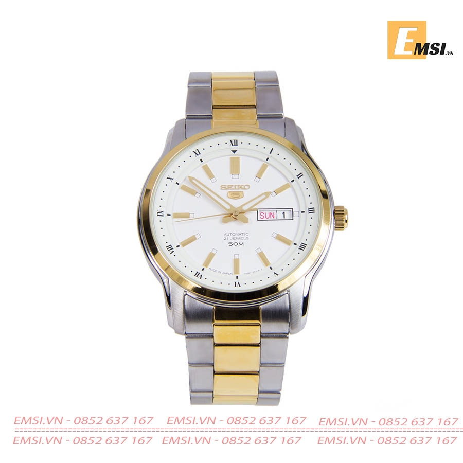 Seiko 5 Classic Automatic Mens SNKP14J1 - Size mặt 41.5mm - Kính cứng Hardlex - Emsi.vn