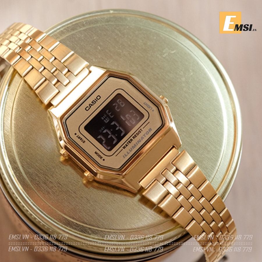 Đồng hồ Casio Nữ Vintage LA680WGA-9BDF - Emsi.vn