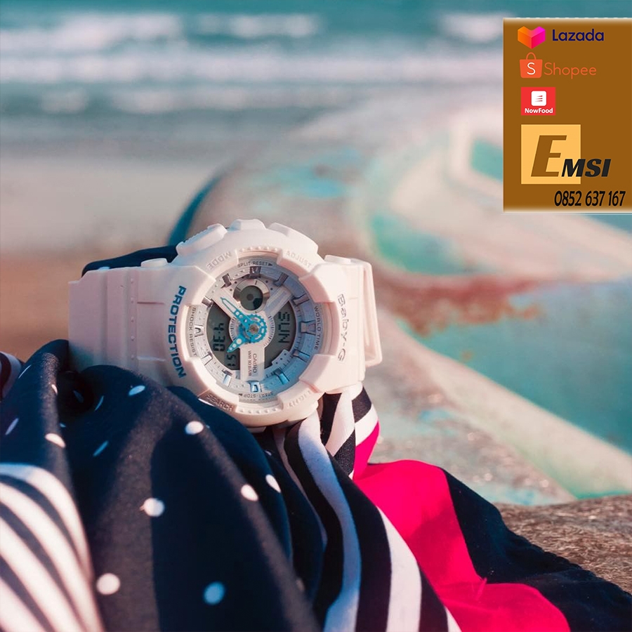 BABY-G BA-110BE-4A - Nữ - Cao Su - Kính Khoáng - 10ATM