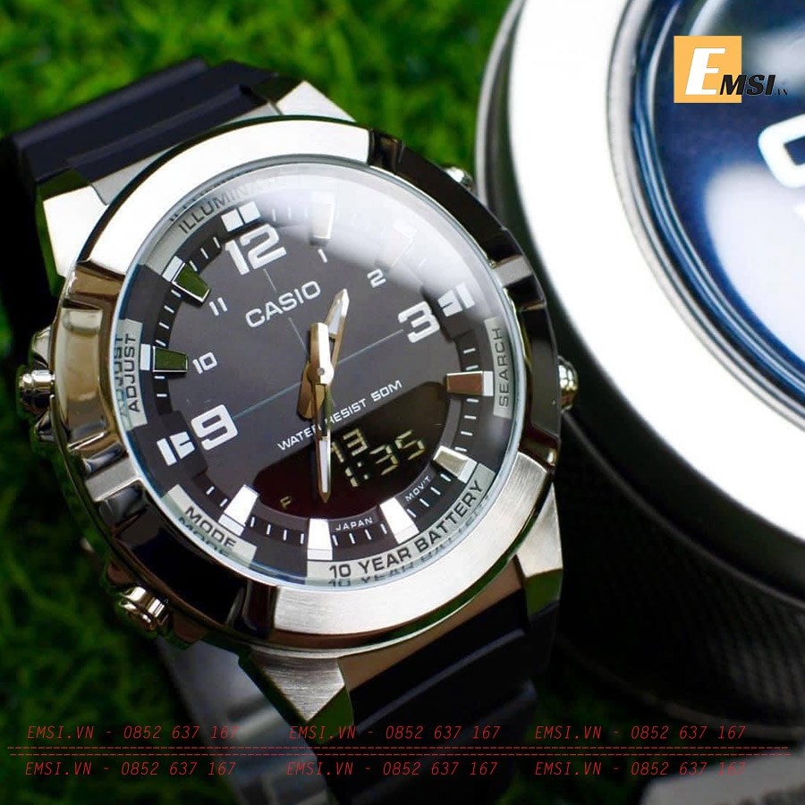 AMW-870-1AV | Dây Nhựa | Pin 10 Năm | Chống Nước WR50M