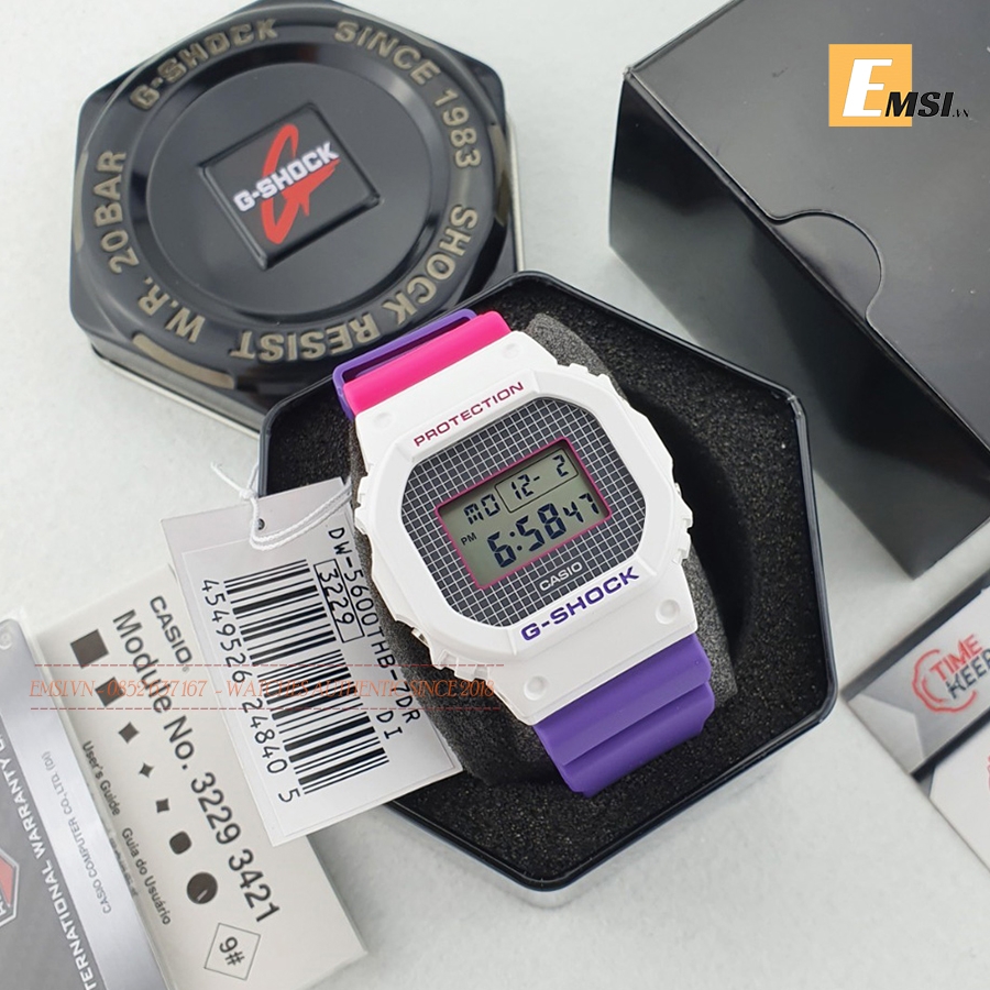 Đồng Hồ Casio G Shock DW-5600THB-7 - Nam - Dây Nhựa - Chống Nước 200m - Emsi.vn