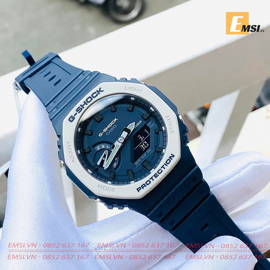 Gshock GA-2110ET-2A - Đồng hồ nam - Pin / Quartz - Size mặt 45.4mm - Kính khoáng EMSI.VN