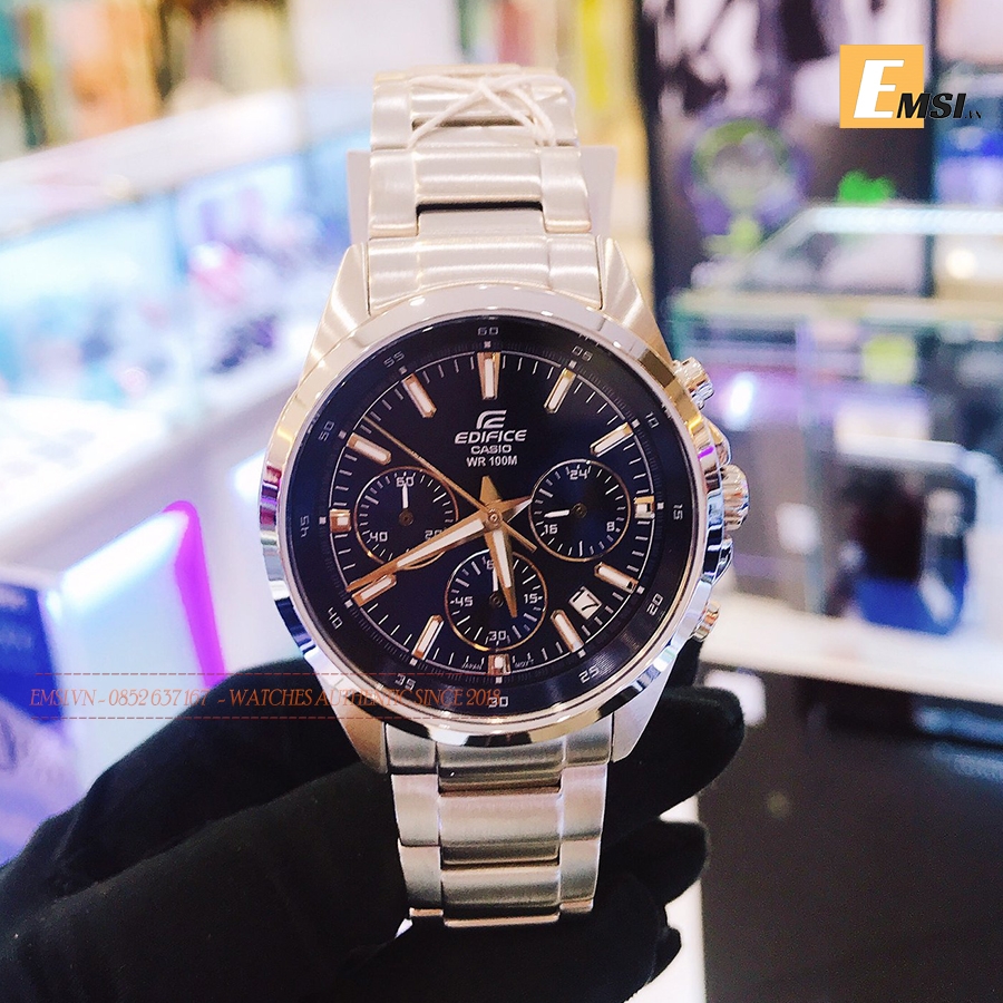 Casio Edifice EFR-527D-2A - Đồng Hồ Nam - Pin / Quartz - Kính Khoáng - Size Mặt 41mm - Bảo Hành 5 Năm - Chính Hãng