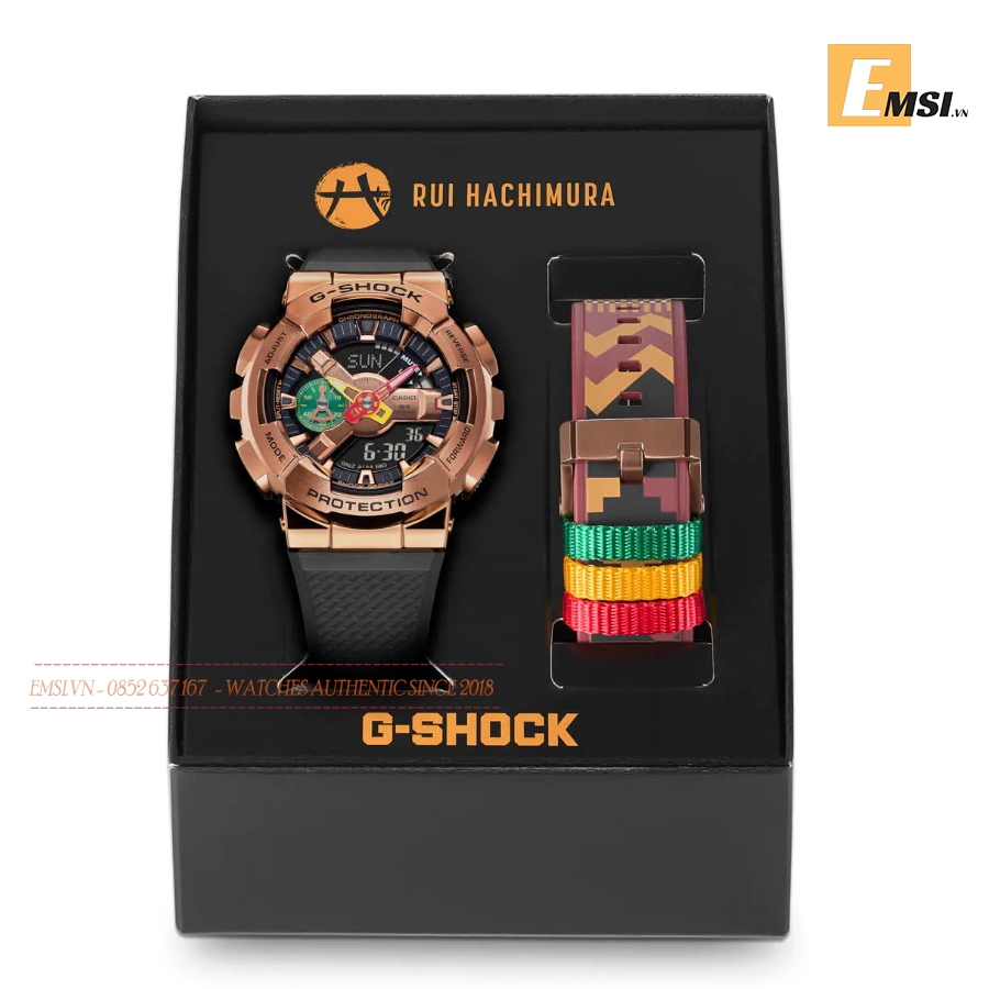 Casio G-Shock GM-110RH-1ADR - Đồng Hồ Nam - Pin / Quartz - Kính Khoáng - Size Mặt 47mm - Bảo Hành 5 Năm - Chính Hãng