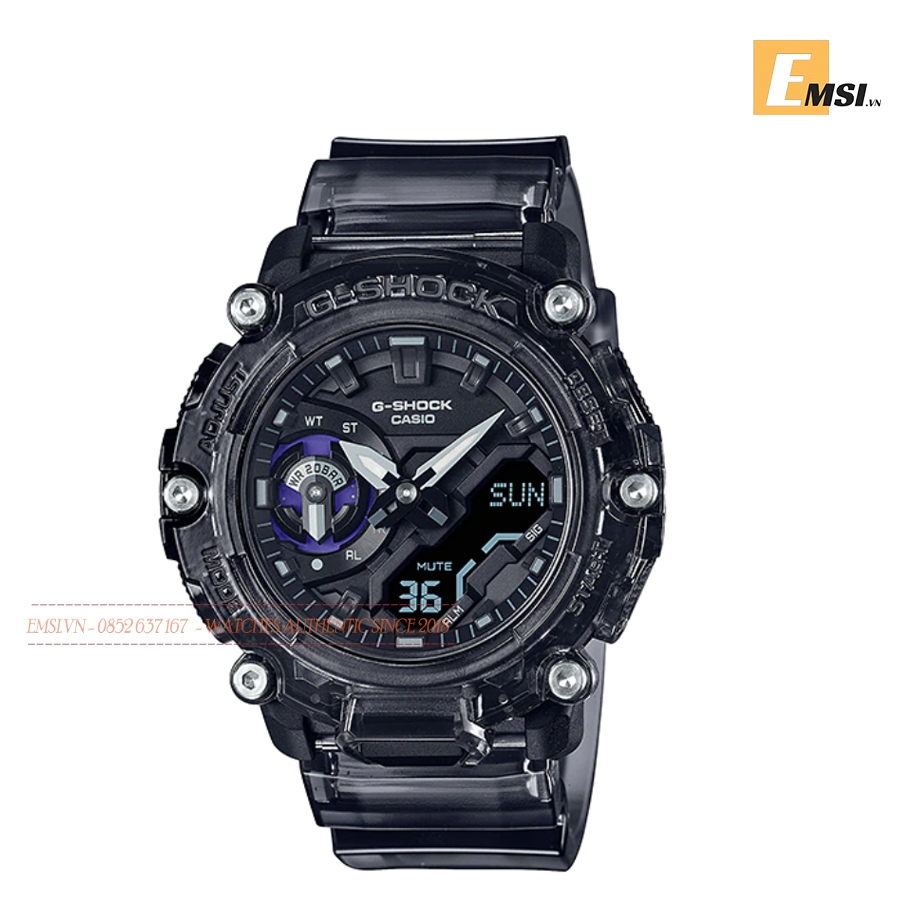G-Shock GA-2200SKL-8ADR - Đồng Hồ Nam - Pin / Quartz - Kính Khoáng - Size Mặt 47mm - Bảo Hành 5 Năm - Chính Hãng
