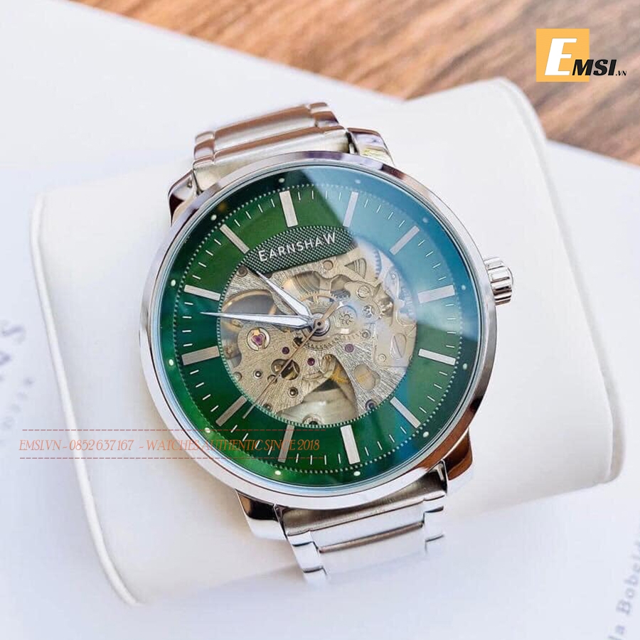 Thomas Earnshaw ES-8214-33 - Đồng Hồ Nam - Cơ - Automatic - Kính Khoáng - Size Mặt 42.5mm - Bảo Hành 5 Năm - Chính Hãng