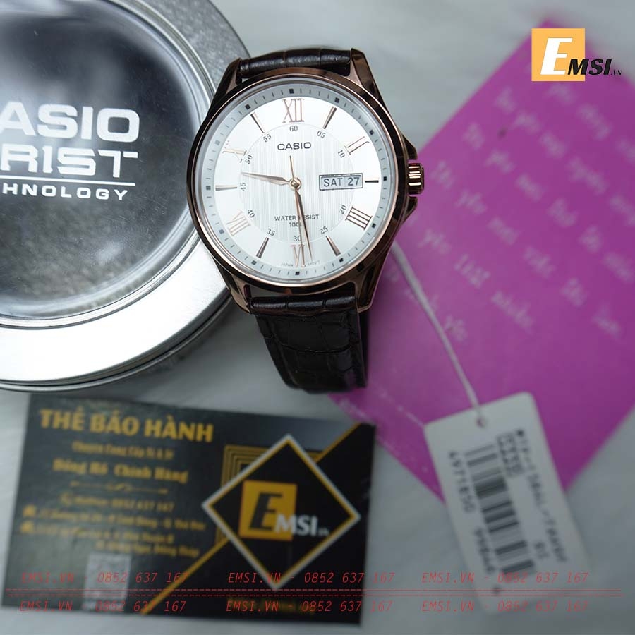 Đồng hồ Nam Casio MTP-1384L-7AVDF - HUYỀN THOẠI NAM - Đồng Hồ Casio 41mm chính hãng