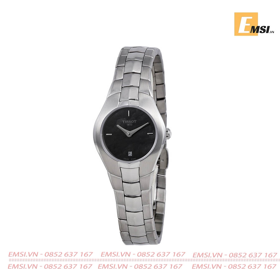 Tissot T Trend T Round Black Dial Ladies Watch T0960091112100 -Size 26mm - Emsi.vn