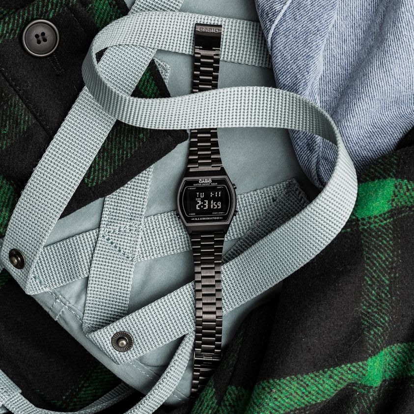 Casio B640WB-1BVT | Vintage All Black Watch | CASIO ( LIMITED CASIO B640WB-1B )