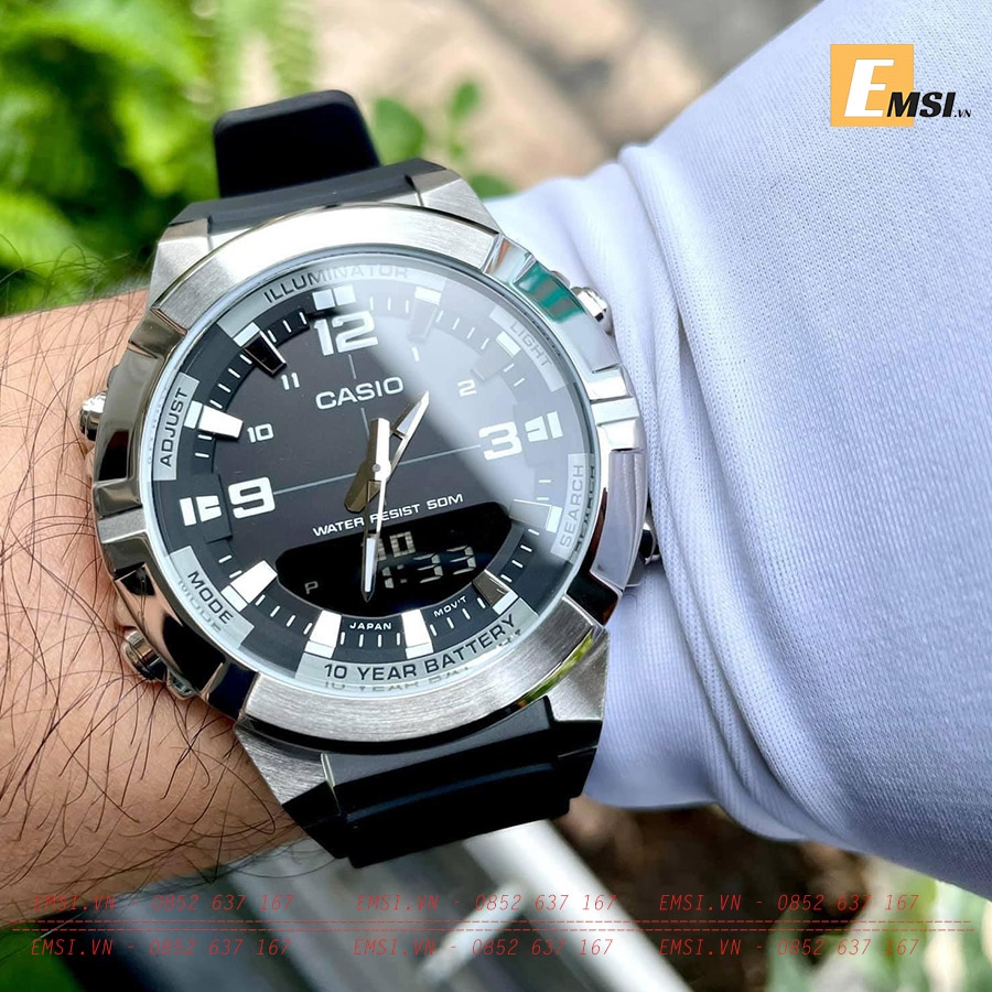 AMW-870-1AV | Dây Nhựa | Pin 10 Năm | Chống Nước WR50M