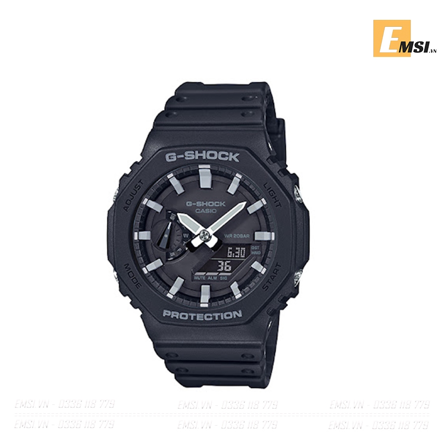 G-Shock GA-2100-1ADR - Đồng Hồ Nam - Điện Tử - Kính Khoáng - Size Mặt 45.4mm - Bảo Hành 5 Năm - Chính Hãng