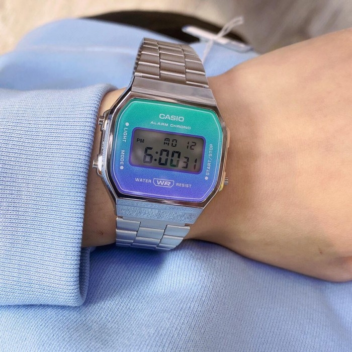 Casio A168WER-2A - Kính Nhựa - Dây Thép -  36.5mm Unisex - Emsi.vn Chính Hãng