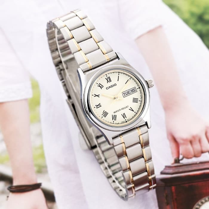 Casio LTP-V006SG-9BUDF - Đồng Hồ Nữ - Pin / Quartz - Kính Khoáng - Size Mặt 25mm - Bảo Hành 5 Năm - Chính Hãng