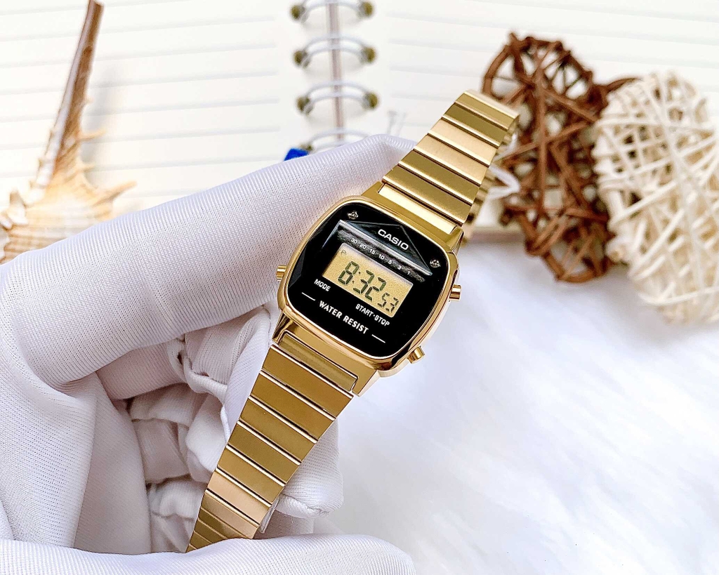 Casio Vintage Gold Watch  CASIO LA670WGAD-1D - Emsi.vn