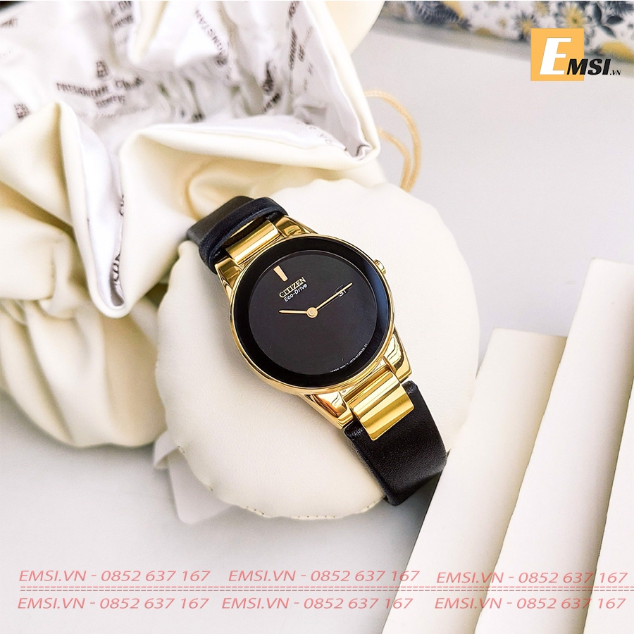 Citizen GA1052-04E - Đồng Hồ Nữ - Eco Drive - Kính Khoáng - Size Mặt 30mm - Bảo Hành 5 Năm - Chính Hãng - Emsi.vn
