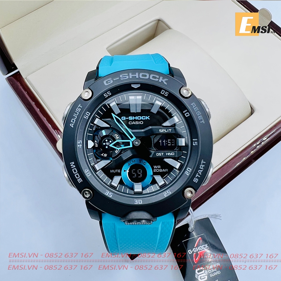 G-SHOCK GA-2000-1A2 - Đồng Hồ Nam - Điện Tử - Kính Khoáng - Size Mặt 51mm - Bảo Hành 5 Năm - Chính Hãng