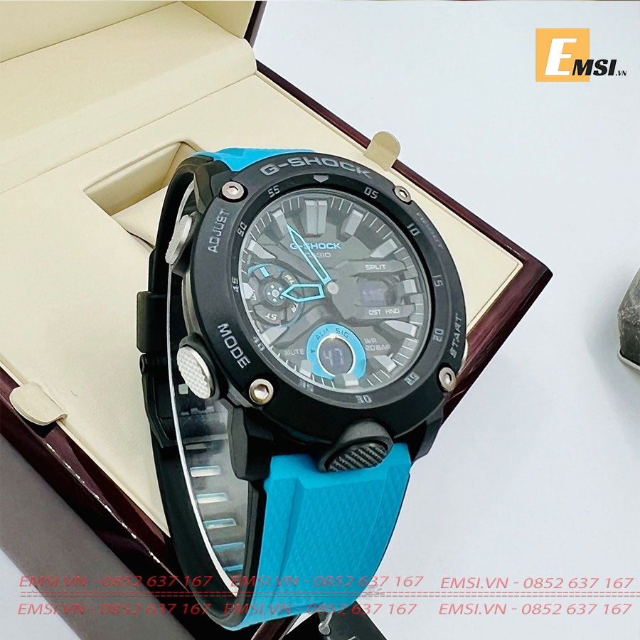 G-SHOCK GA-2000-1A2 - Đồng Hồ Nam - Điện Tử - Kính Khoáng - Size Mặt 51mm - Bảo Hành 5 Năm - Chính Hãng