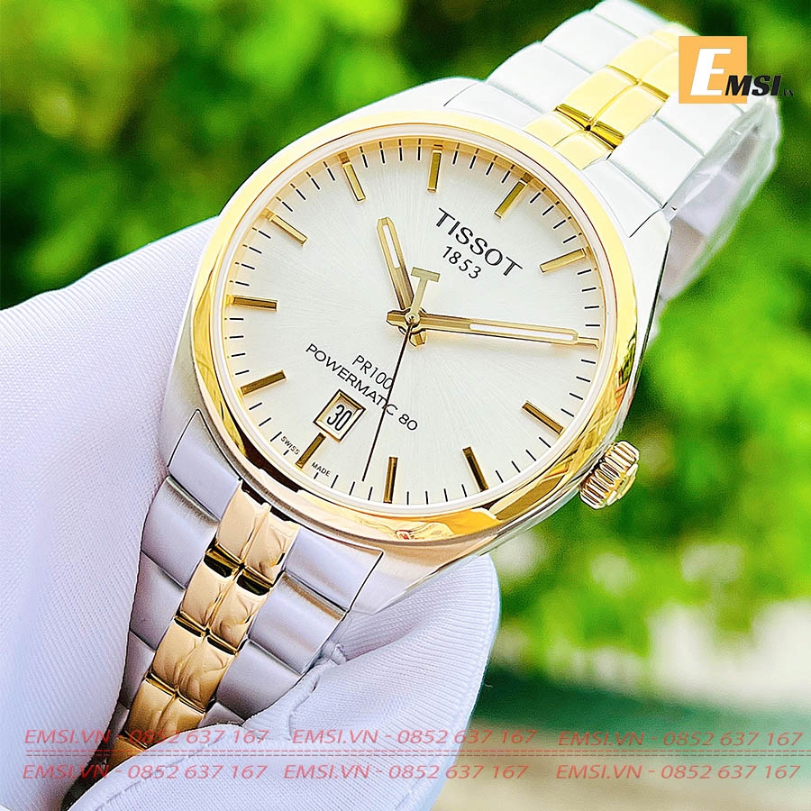 Tissot T101.407.22.031.00 - Đồng Hồ Nam - Powermatic 80 - Kính Sapphire - Size Mặt 39mm - Bảo Hành 5 Năm - Chính Hãng- Emsi.vn