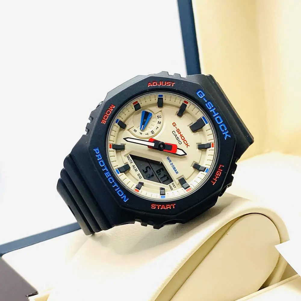 G-Shock GMA-S2100WT-1ADR - Đồng Hồ Nam - Pin / Quartz - Kính Khoáng - Size Mặt 46mm - Bảo Hành 5 Năm - Chính Hãng