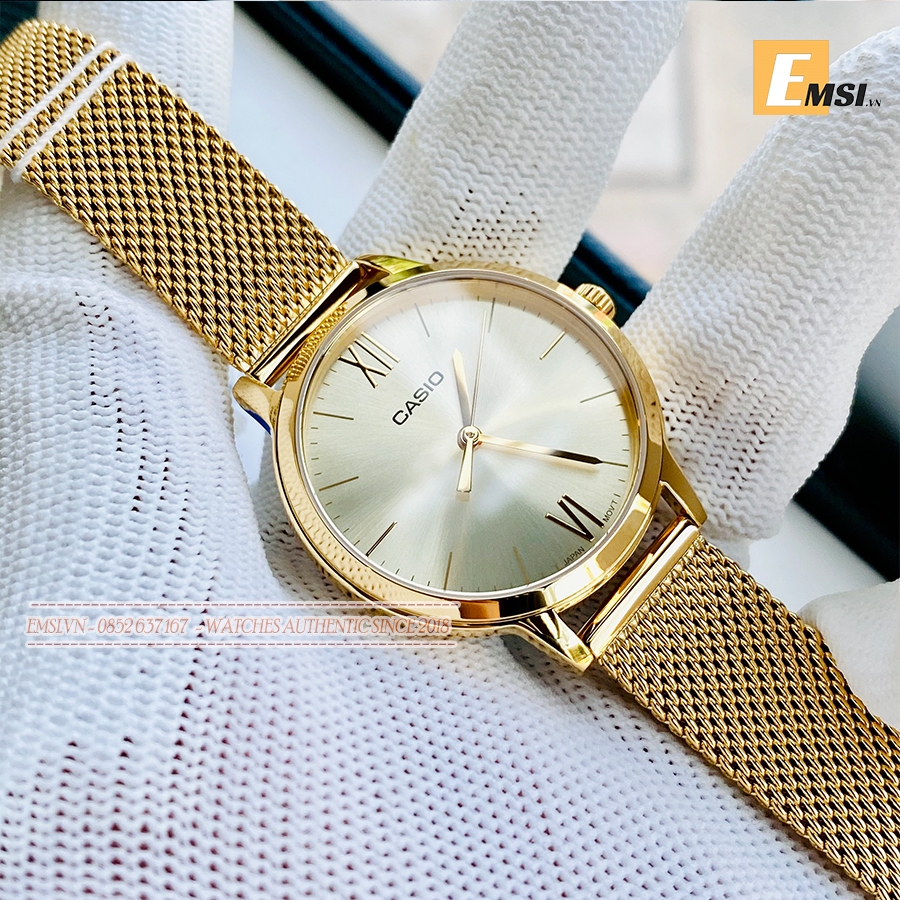 Casio LTP-E157MG-9ADF - Đồng hồ nữ - Đồng hồ Quartz - Kính khoáng - Size mặt 32mm EMSI.VN