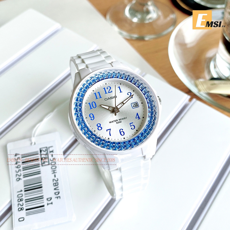 Casio LX-500H-2B - Đồng Hồ Nữ - Pin/Quartz - Size Mặt 40.5mm - Kính Nhựa EMSI.VN
