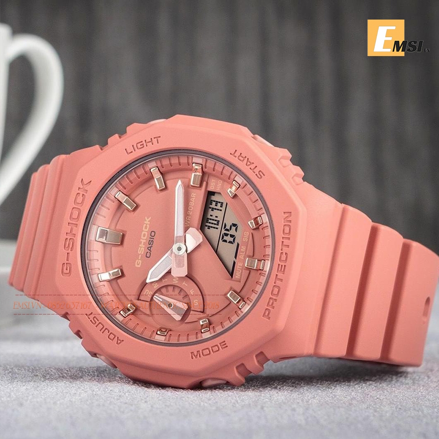 G-Shock GMA-S2100-4A2DR - Đồng Hồ Nữ - Điện Tử - Kính Khoáng - Size Mặt 43mm - Bảo Hành 5 Năm - Chính Hãng