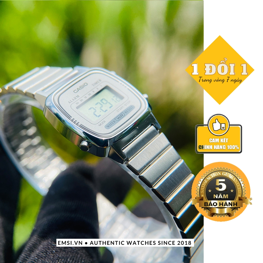 Casio LA670WA-7D - Kính nhựa - Đồng hồ nữ - Điện tử - Size mặt 24.6mm EMSI.VN