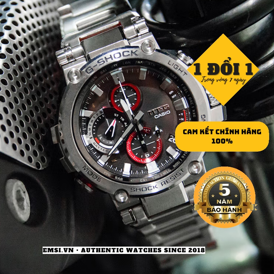 G-Shock MTG-B1000D-1ADR - Đồng Hồ Nam - Năng Lượng Mặt Trời - Kính Sapphire - Size Mặt 51.4mm - Bảo Hành 5 Năm - Chính Hãng