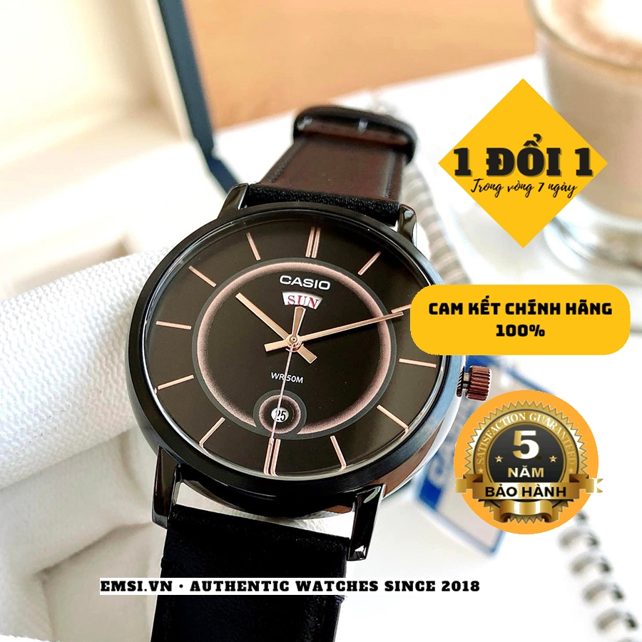 Casio MTP-B120BL-1AVDF - Đồng Hồ Nam - Pin / Quartz - Kính Khoáng - Size Mặt 41mm - Bảo Hành 5 Năm - Chính Hãng