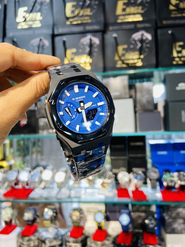 GSHOCK GA-2100HC AP SPECIAL PHIÊN BẢN FULL LAYER ĐEN - Tặng kèm dây chính hãng