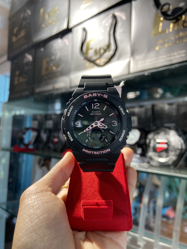 Đồng Hồ Casio Baby G BGA-260SC-1A - Nữ - Dây Nhựa Màu Đen - Chống Nước 100M