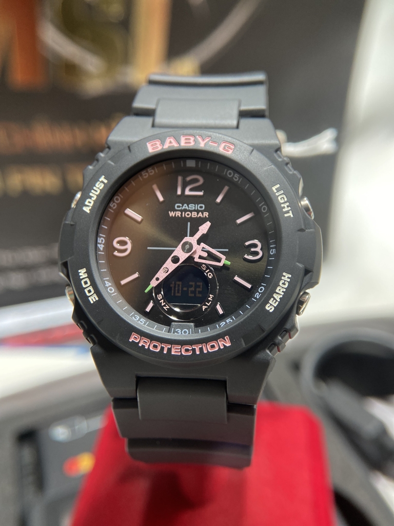 Đồng Hồ Casio Baby G BGA-260SC-1A - Nữ - Dây Nhựa Màu Đen - Chống Nước 100M