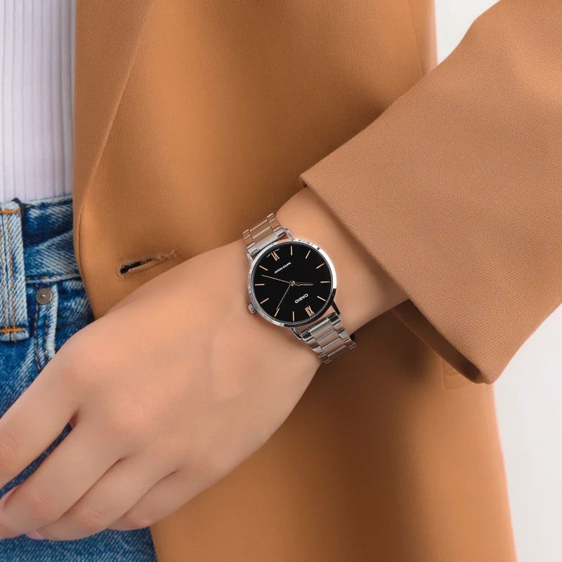 Casio LTP-VT01D-1BUDF - Đồng Hồ Nữ - Pin / Quartz - Kính Khoáng - Size Mặt 34mm - Bảo Hành 5 Năm - Chính Hãng - Emsi.vn