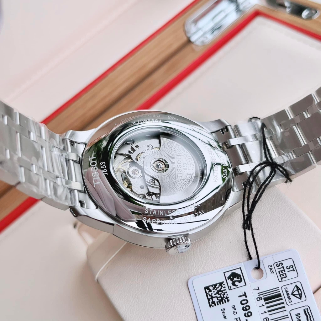 Tissot T099.407.11.033.00 - Đồng Hồ Nam - Cơ - Automatic - Kính Sapphire - Size Mặt 42mm - Bảo Hành 5 Năm - Chính Hãng